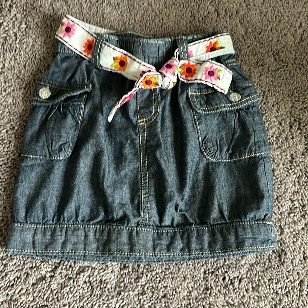 Gymboree Jean skirt lightweight 4T